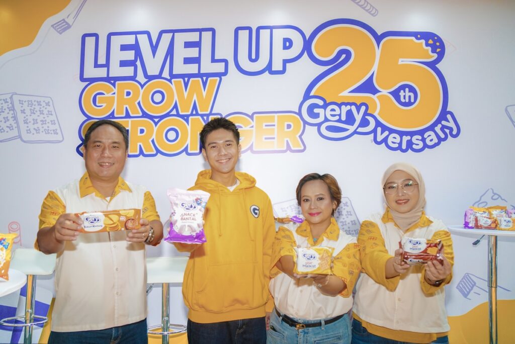 Gery, salah satu merek biskuit dan wafer di bawah naungan PT Garudafood Putra Putri Jaya Tbk (Garudafood), merayakan 25 tahun perjalanannya tumbuh bersama masyarakat Indonesia. (istimewa/dok. Garudafood).