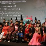 Para pemain dan tim produksi Foufo berbagi cerita di balik proses pembuatan film komedi sci-fi berbudaya Madura pertama di Indonesia. Foto: Ipol.id/Vinolla Romadhona