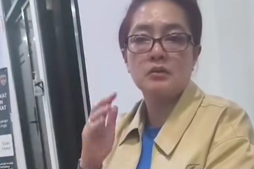 Branch Manager MNC Bank, Sadiah Amir Sussy, mengaku menjadi korban dugaan penganiayaan. Foto: IG @filosofis.id