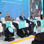 Direktur Finance & Strategy BNI Hussein Paolo Kartadjoemena dalam panel diskusi bertajuk "Beyond Banking: Rewiring the Financial System" yang merupakan bagian dari rangkaian Indonesia Digital Banking Summit (IDBS) 2026 di Hotel Raffles Jakarta, pada Selasa (7/7). Foto: Dok BNI