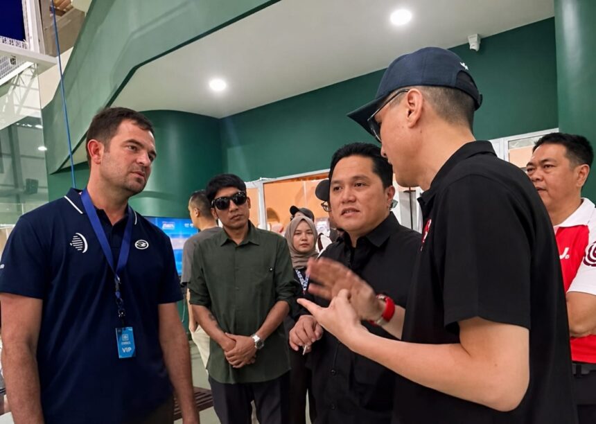 Menpora Erick Nonton Babak Final FIP Bronze Jakarta 2026. Foto/is