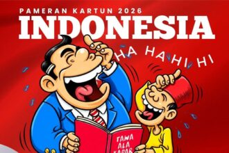 Pameran kartun menjadi ajang menyampaikan kritik dan ide tampa harus meggurui. Foto: Dpk Humas