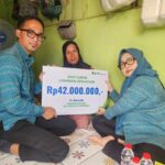BPJS Ketenagakerjaan Cilincing Serahkan Santunan JKM ke Ahli Waris Pengurus RT di Marunda
