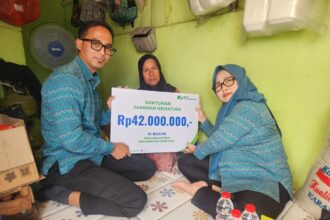 BPJS Ketenagakerjaan Cilincing Serahkan Santunan JKM ke Ahli Waris Pengurus RT di Marunda