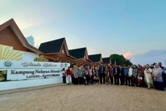 Kunjungan delegasi ASEAN-ID Blue ke KNMP Lateng pada 17-18 Juli lalu merupakan rangkaian forum yang digelar Kementerian Luar Negeri bekerja sama dengan Pemerintah Kabupaten Banyuwangi, serta Kementerian Luar Negeri dan Perdagangan Selandia Baru. Foto: Dok KKP