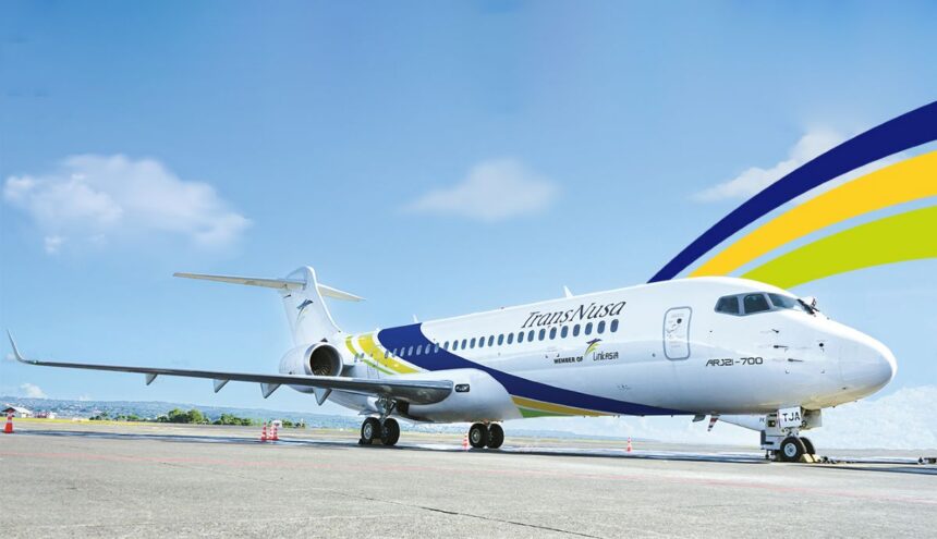 Pesawat COMAC C909 TransNusa 1