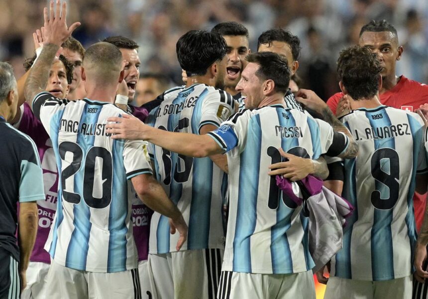 Argentina lolos ke semifinal Piaa Dunia 2026 usai tekuk Swiss. Foto: Instagram @conmebol