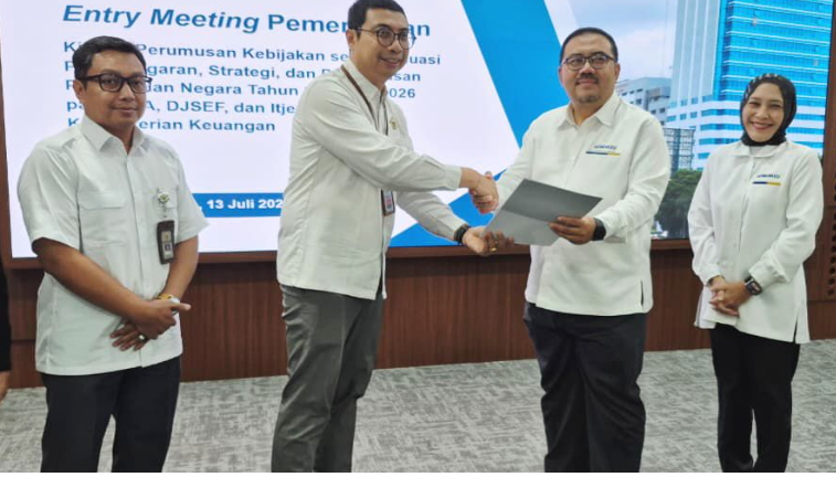 Entry meeting ini merupakan langkah awal komunikasi antara Tim Pemeriksa BPK dengan Kemenkeu. Foto: Dok Kemenkeu