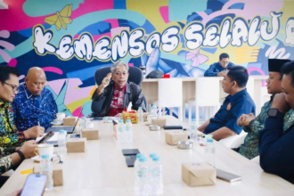 Wamensos Agus Jabo saat menerima audiensi pengurus Karang Taruna Kota Yogyakarta. Foto: Dok Humas