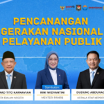 Beberapa menteri Kabinet Merah Putih meluncurkan pencanangan Gerakan Nasional Pelayanan Publik. Foto: Dok Kemenpan RB