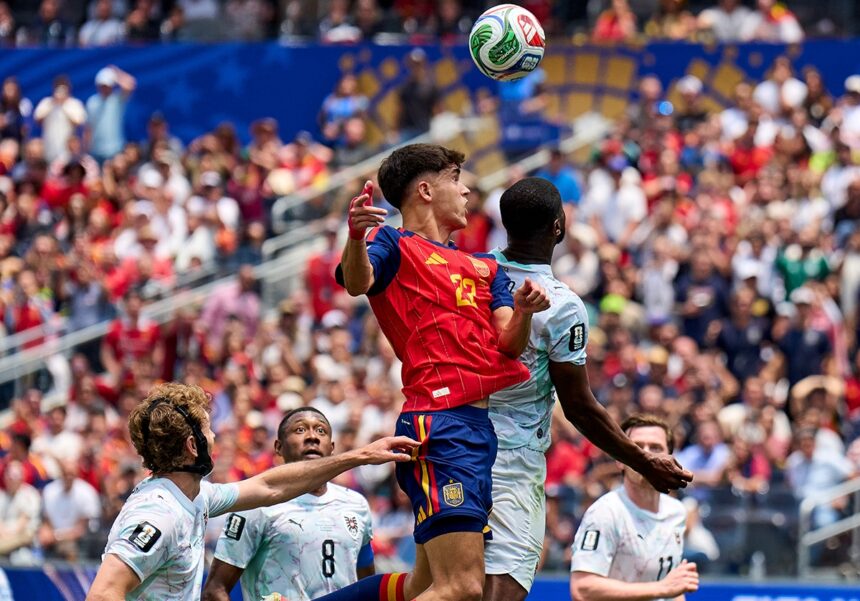 Spanyol vs Austria. Foto: Instagram @sefutbol