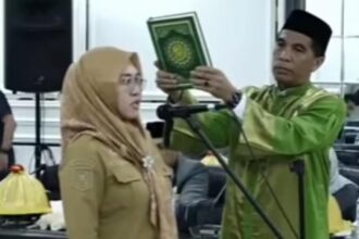 Bupati Gowa Sitti Husniah Talenrang menghadiri sidang Pansus Hak Angket DPRD. Foto: Tangkapan layar Instagram @gowa.informasi