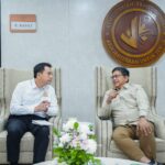 Menteri Viva Yoga Mauladi (ka) bersama pengurus KADIN yang diwakili M. Azis Syamsuddin. Foto: Dok KADIN