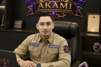 Ketua Asosiasi Kecubung Amethyst Indonesia (AKAMI), Chaerullah. Foto: Ist