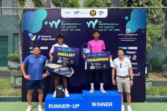 Jakarta International Tennis Academy gelar J30 Jakarta – ITF World Tennis Tour Juniors 2026 di Lapangan Tenis Hotel Borobudur Jakarta. Foto: Ist