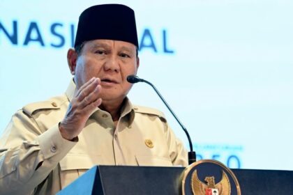 Presiden Prabowo Subianto meluncurkan Biodiesel B50 di Rest Area KM 57, Kabupaten Karawang, Provinsi Jawa Barat, pada Kamis (9/7/2026). Foto: BPMI Setpres