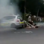 Kecelakaan saat Drag Race Kotamobagu. Foto: Tangkapan layar video viral