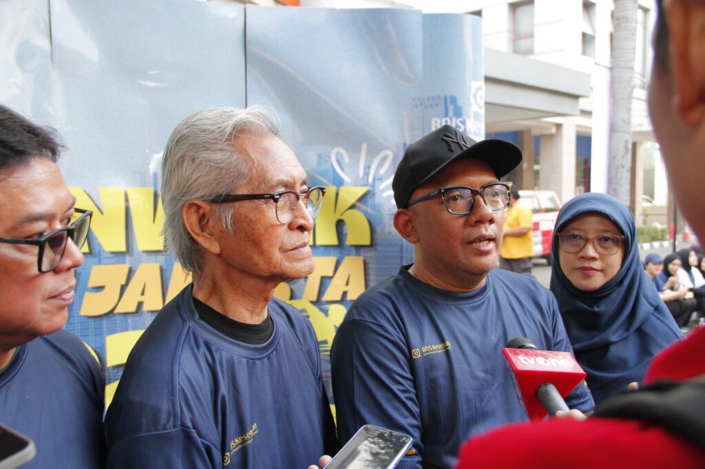 BPJS Kesehatan menyelenggarakan Fun Walk BPJS Kesehatan 2026 Seri #2 di kawasan Car Free Day (CFD) Jalan H.R. Rasuna Said, Jakarta Selatan, pada Ahad (2/8/2026). (Istimewa/dok. BPJS Kesehatan).
