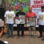 KOKKANG gelar pameran bertajuk “Tawa Merdeka” di Warung Tuman, BSD, Tangerang Selatan yang dibuka Sabtu (8/8) dan berlangsung hingga akhir Agustus 2026. Foto: Ist